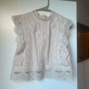 Anthropology Maeve Lace Top